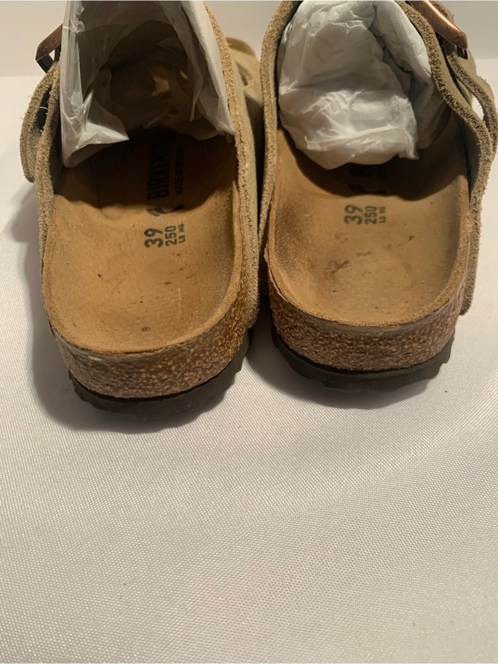 Birkenstock Arizona Double Buckle Suede Slide Sandals -woman size 8 - Picture 3 of 9